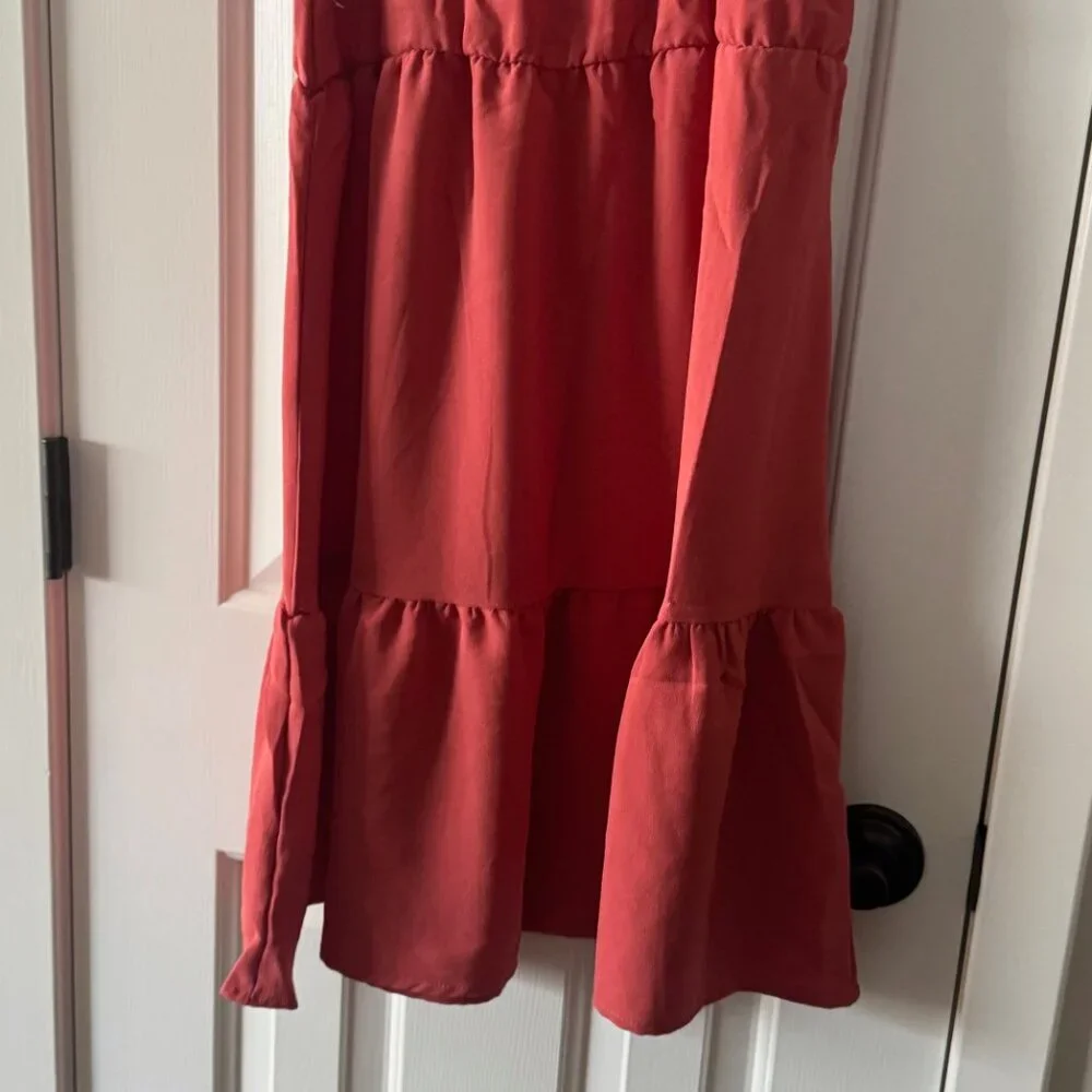 NWOT Love Ellie Girls Salmon Dress Size L 12/14